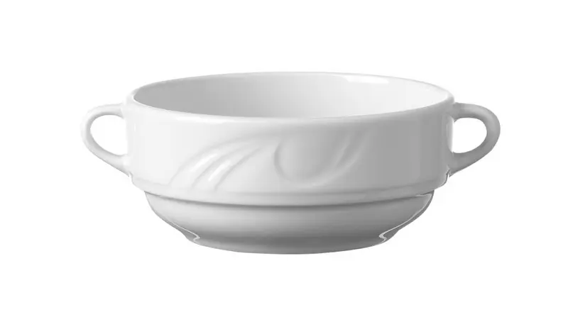 Soepkom 380 ml Karizma120x155x55 mm wit porselein 1/box
