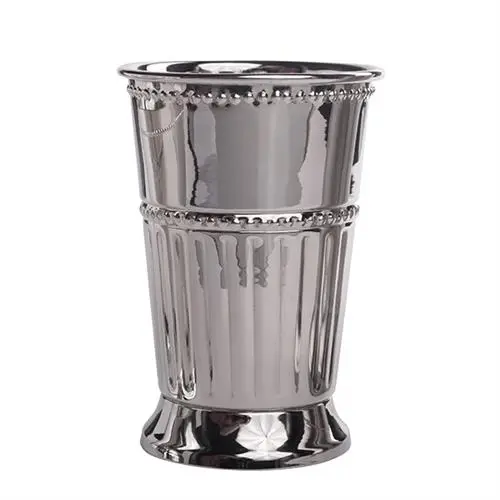 Stainless Steel Mug polished H 12 cm * Ø 8 cm