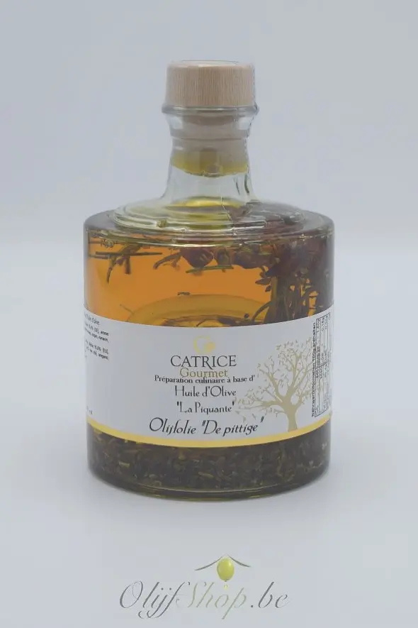 Stapelbare fles pikante olijfolie 250 ml