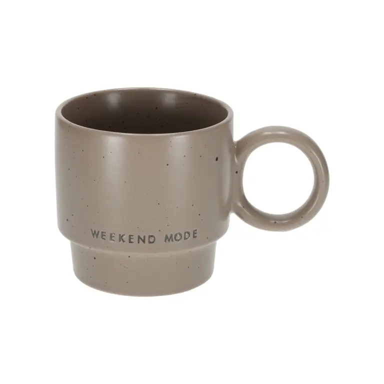 Stapelbare Mok "Weekend Mode"