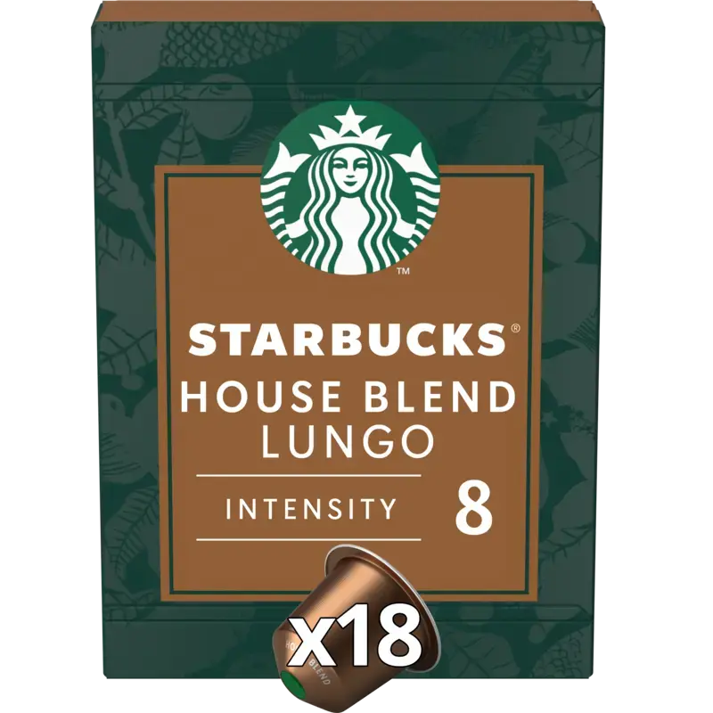 Starbucks Nespresso house blend lungo capsules