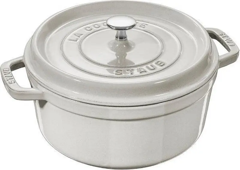 Staub Cocotte , rond 28 cm - white truffle