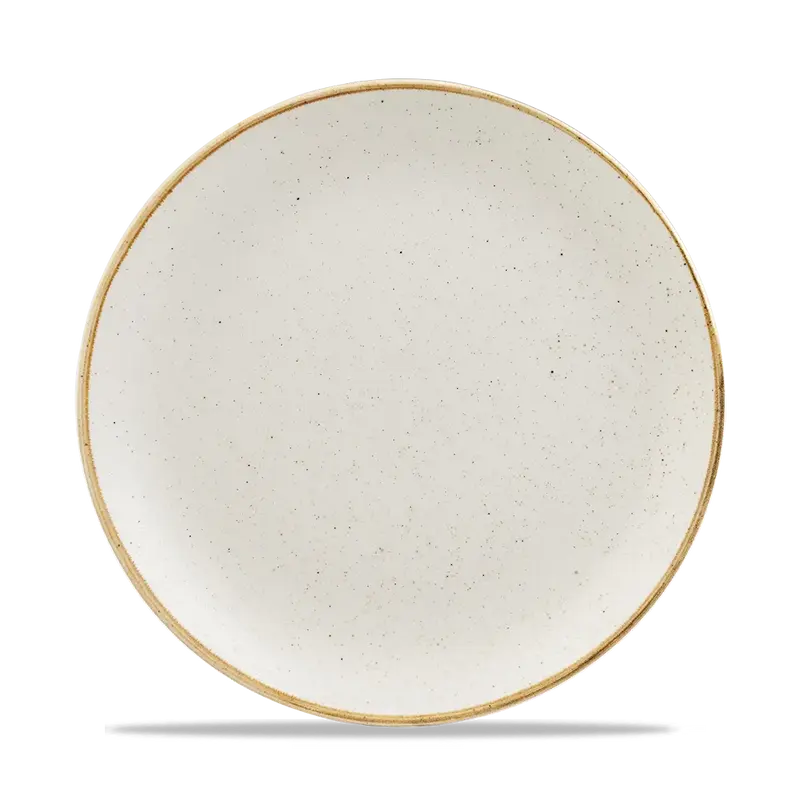 Stonecast Barley White Evolve Coupe Plate 26cm 12/box