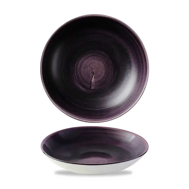 Stonecast Deep Purple Evolve Coupe Bowl 18.2cm 12/box