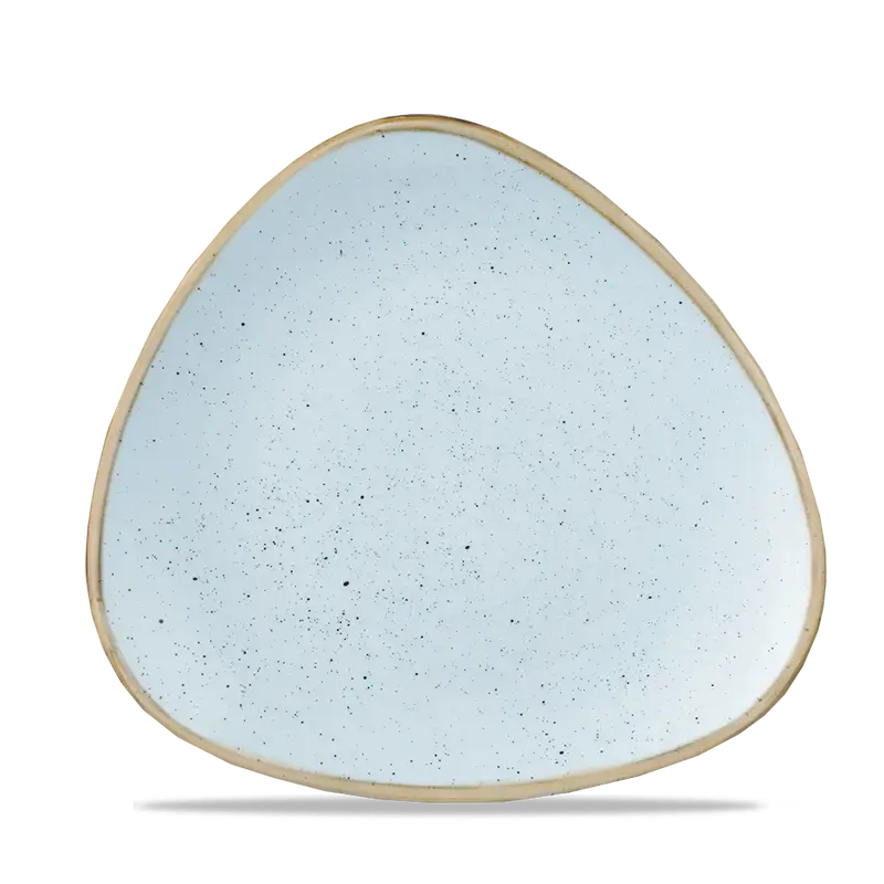 Stonecast Duck Egg Lotus Plate 23cm 12/box