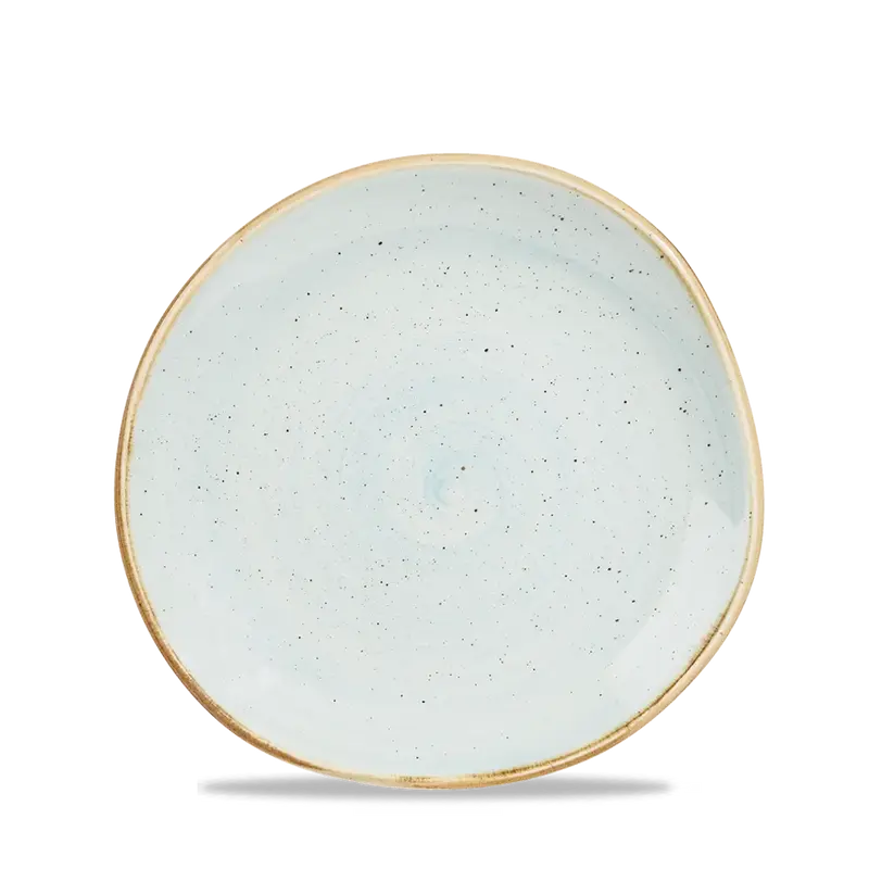 Stonecast Duck Egg Round Trace Plate 18.6cm 12/box