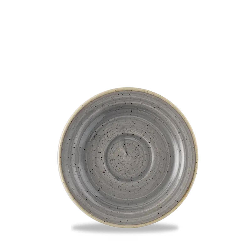 Stonecast Grey Profile Saucer 15cm 12/box