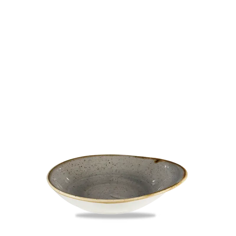 Stonecast Grey Round Dish 16x14.5cm 12/box