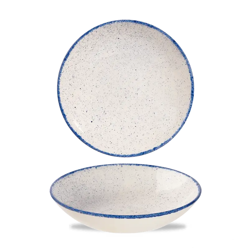 Stonecast Hints Indigo Evolve Coupe Bowl 18.6cm 12/box