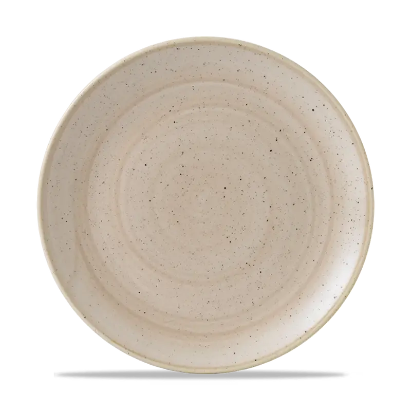 Stonecast Nutmeg Cream Evolve Coupe Plate 26cm 12/box