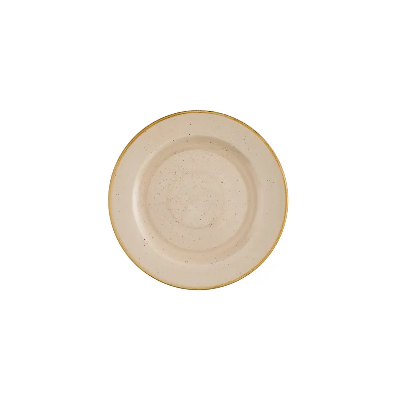 Stonecast Nutmeg Cream Profile Plate23,4 cm 12/box