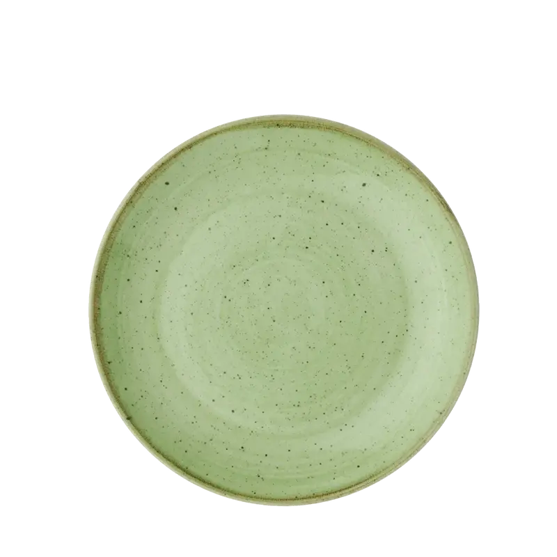 Stonecast Sage Green Evolve Coupe Plate 16.5cm 12/box