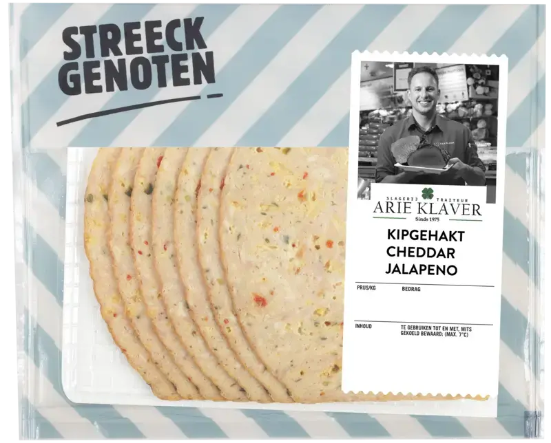 Streeckgenoten Kipgehakt cheddar jalapeno