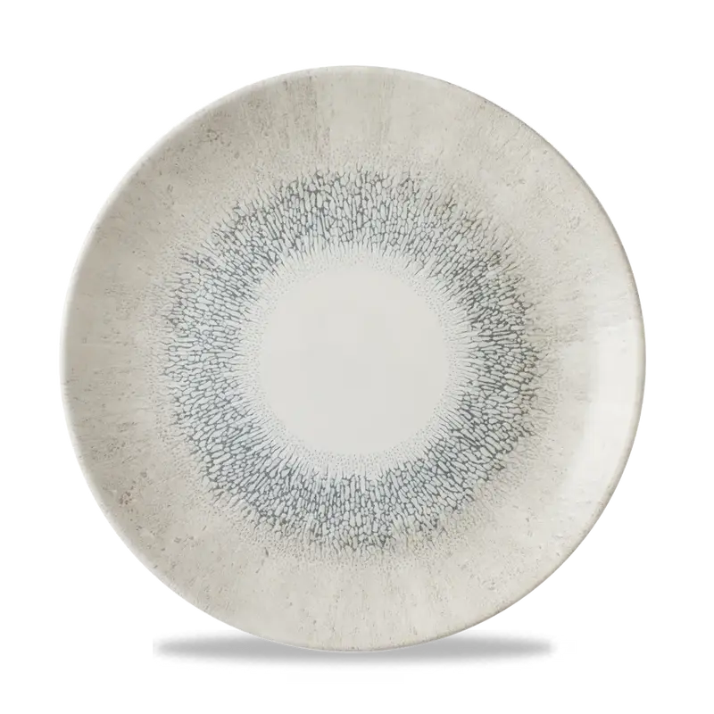 Studio Prints Fusion Grey Evolve Coupe Plate 26cm 12/box