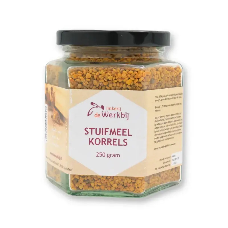 Stuifmeelkorrels (Bijenpollen) – Natuurlijk Bijenproduct van de Imker