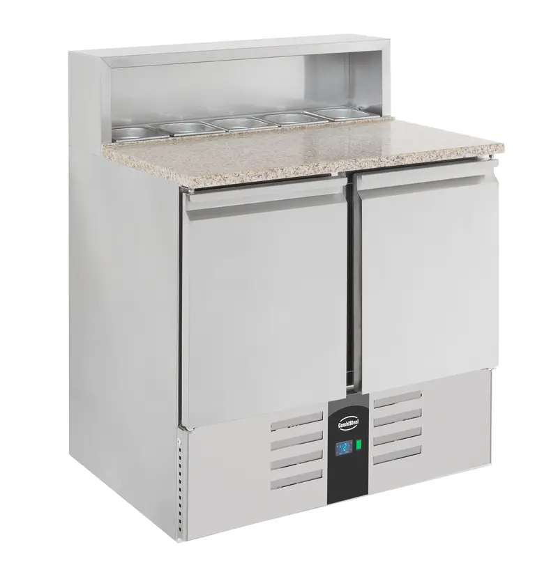 Table de préparation pizza 2 portes — Combisteel 7950.0070