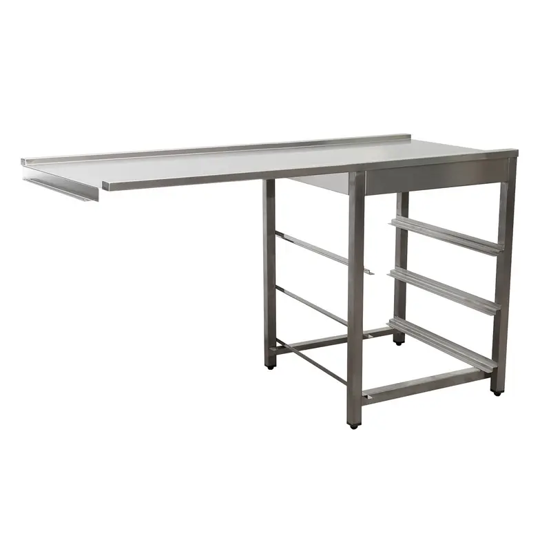Table d'évacuation SARO pour lave-vaisselle, à gauche, 1 600 mm - 700-3105L