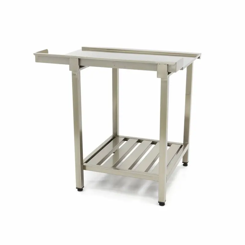 Table lave-vaisselle - 70 x 75 cm - gauche - avec dosseret et étagère de rangement – Maxima 09201029