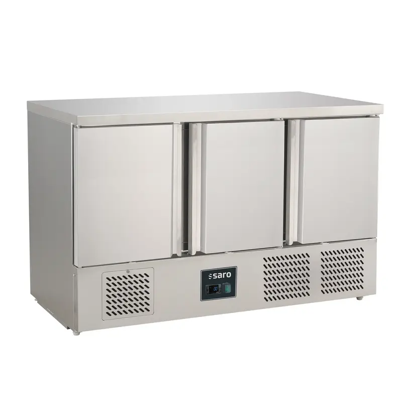 Table réfrigérée SARO, 3 portes, S 903 S/S TOP PRO - 323-1403