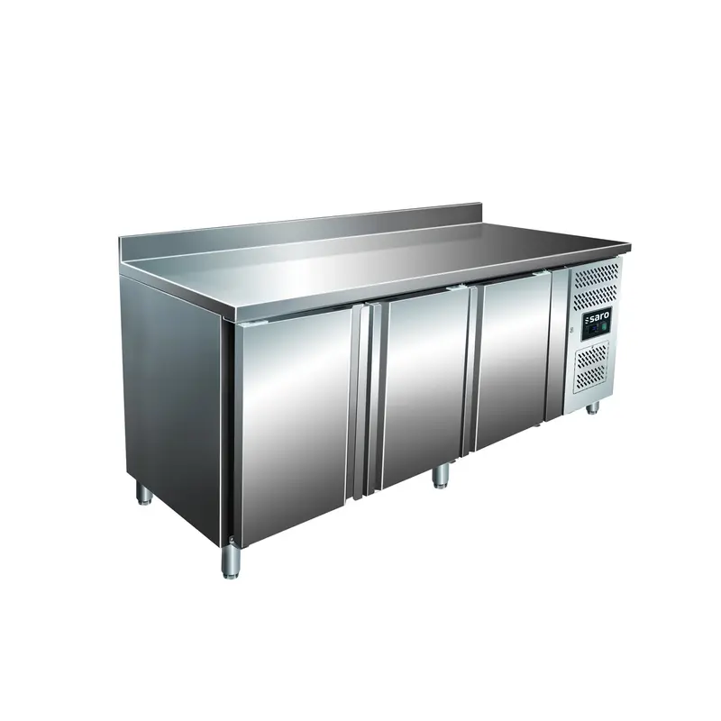 Table réfrigérée SARO à 3 portes avec rebord SNACK 3200 TN - 323-1825