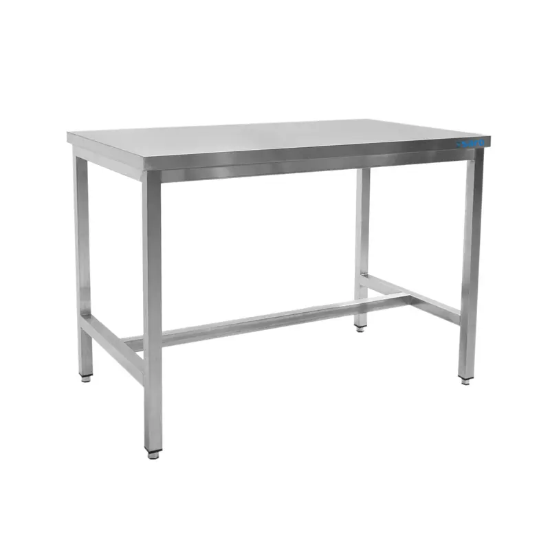 Table SARO en acier inoxydable sans plateau inférieur - L 700 x P 600 mm - 600-1005