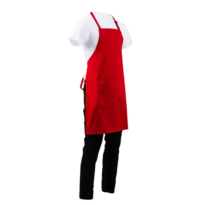 Tablier bavette Chef Works rouge