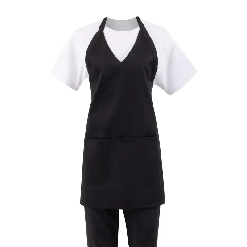 Tablier serveur col en V Whites noir