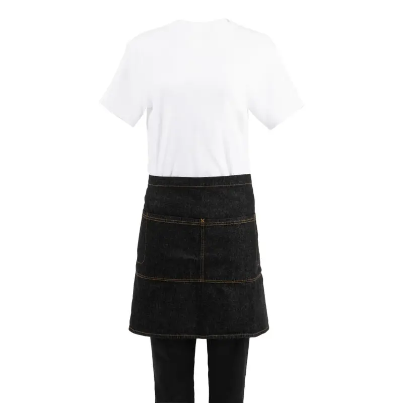 Tablier serveur court Chef Works Memphis noir
