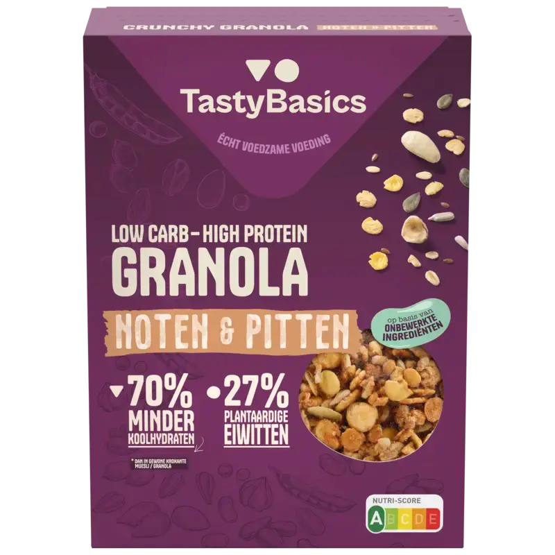 TastyBasics Crunchy granola noten & pitten