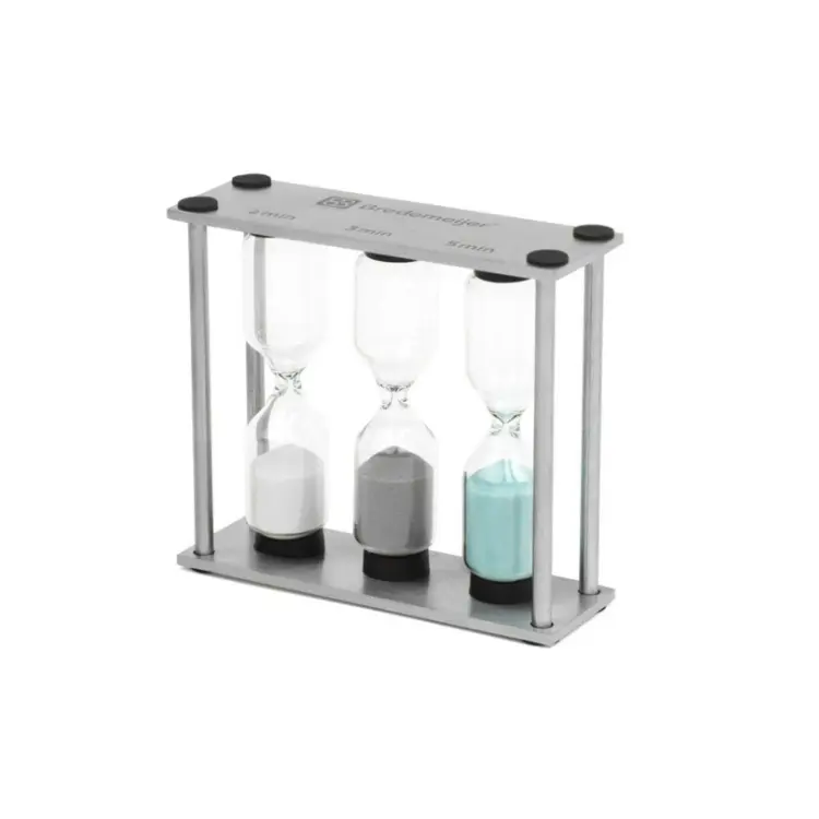 Tea timer - bamboe rvs thee zetten