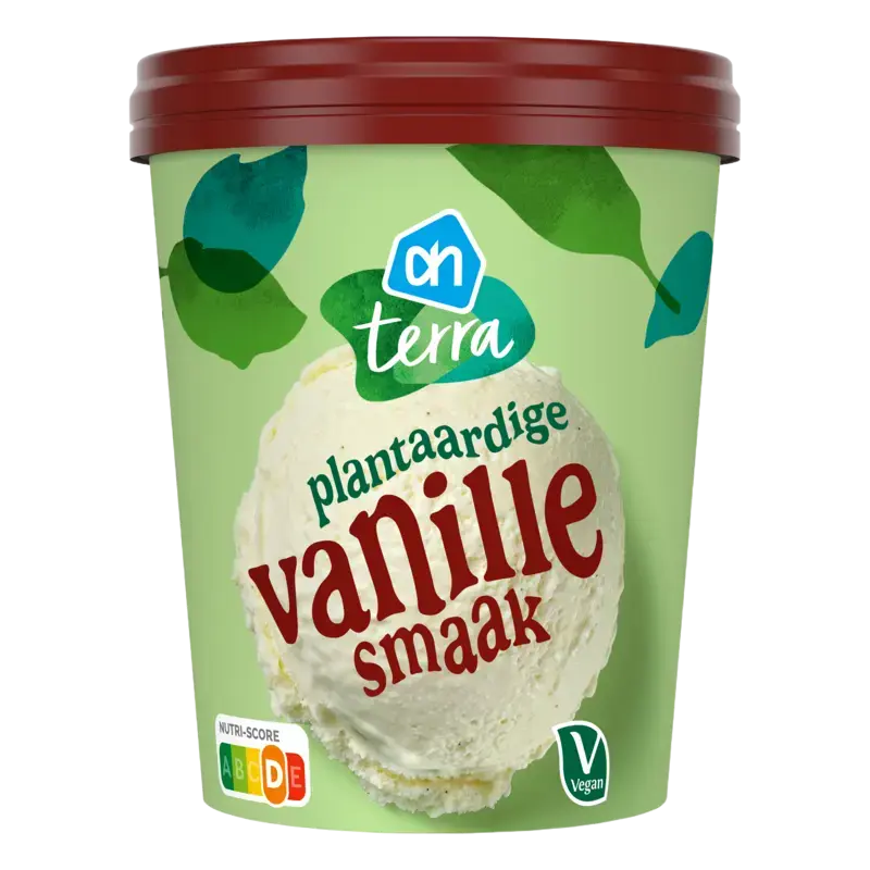 Terra Plantaardige vanille smaak ijs