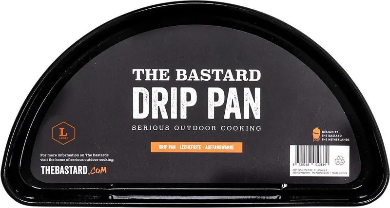 The Bastard Drip Pan Half Moon Large