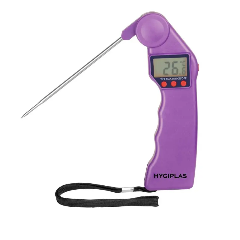 Thermomètre à code couleur Hygiplas Easytemp violet