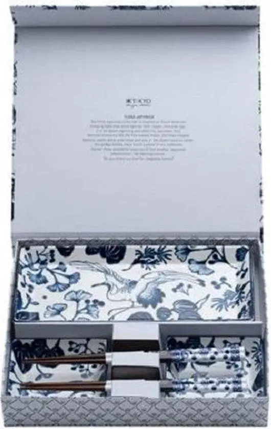 Tokyo Design Studio Sushi Giftset 'Flora Japonica' set van 6