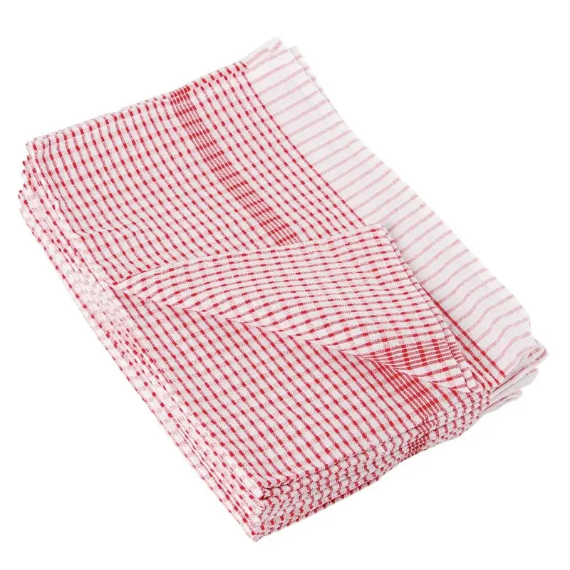 Torchons Vogue Wonderdry rouges (lot de 10)