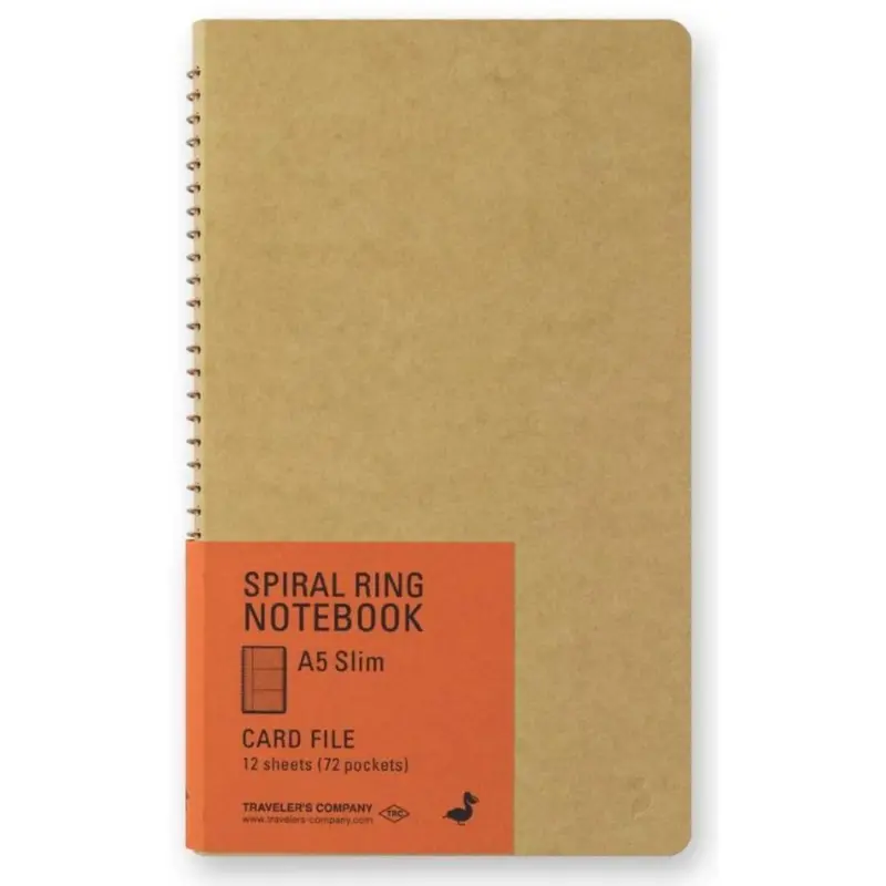 TRC spiral ring notebook A5 Slim Card File