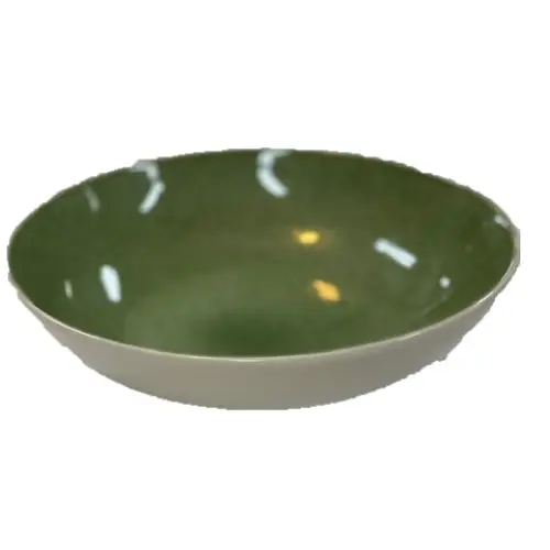 [UITVERKOCHT] Schaal Diep, 21 cm - Ariane Chrome Green (Set van 6)