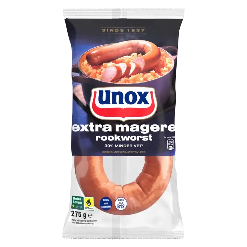Unox Extra magere rookworst