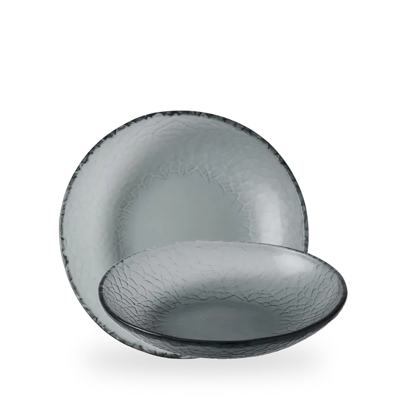 Viana Glass Dusk Organic Bowl 24,5 cm 6/box