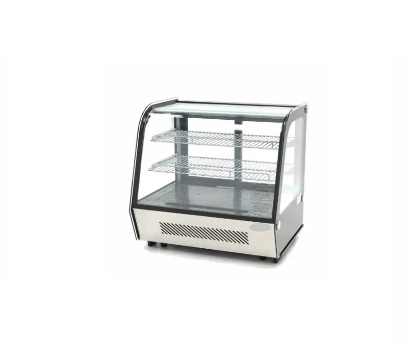Vitrine à gâteaux - 120 L - 70 cm - portes coulissantes arrière