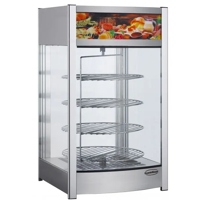 VITRINE CHAUFFANTE ROTATIVE 97L 7487.0110