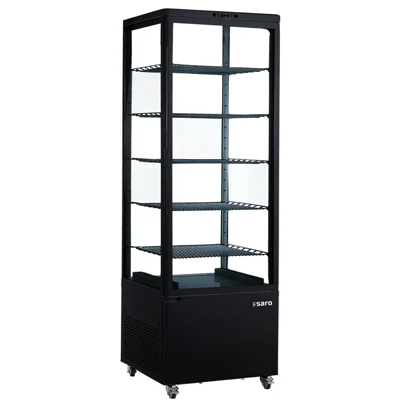 Vitrine réfrigérée SARO, noire LENN - 330-3040