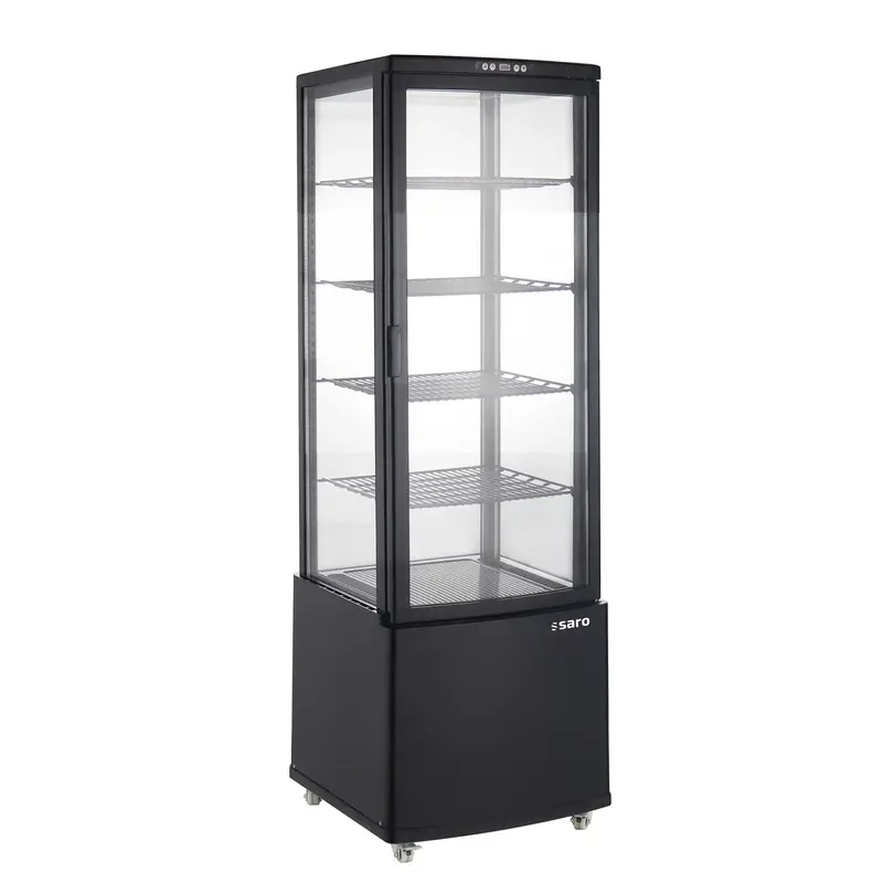 Vitrine réfrigérée SARO, noire PHIL AV - 330-3036