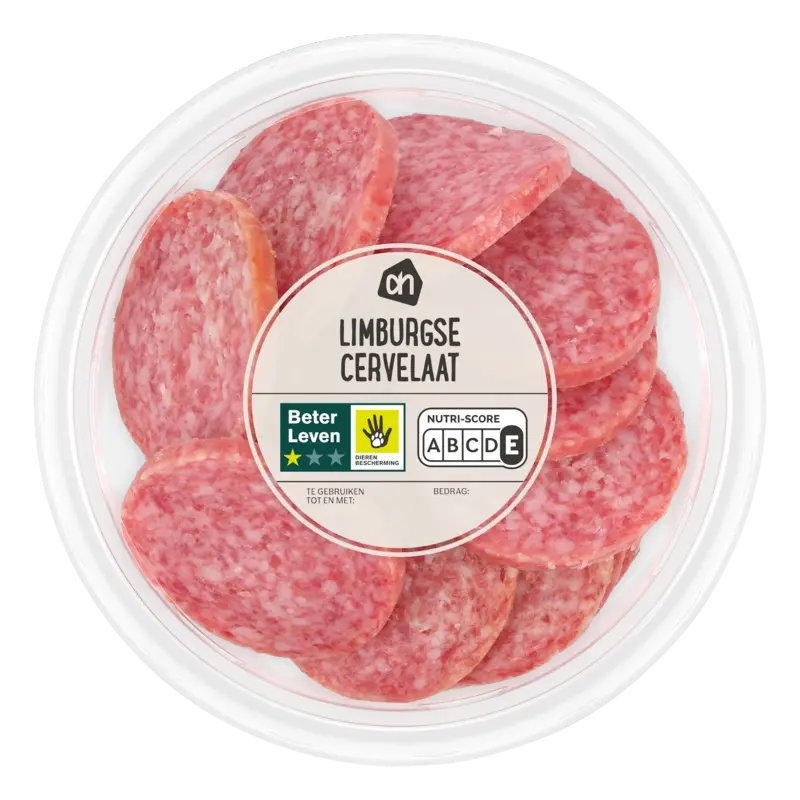 Volgerijpte Limburgse cervelaat