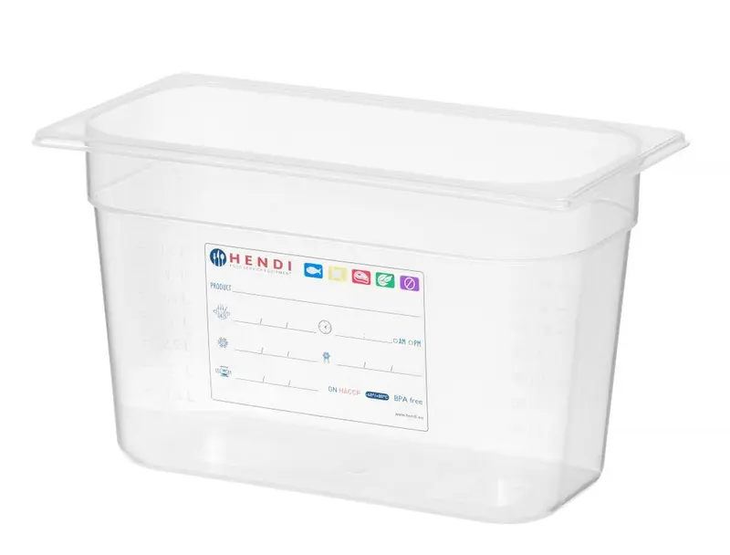 Voorraaddoos GN 1/3 100 mmIML polypropyleen 1/box