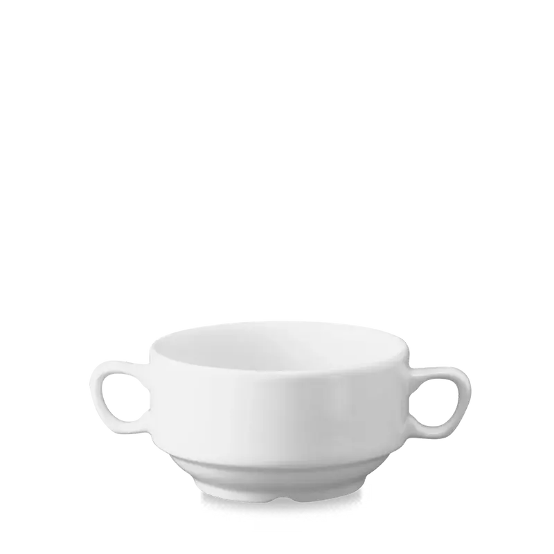 White Handled Consomme 414ml 24/box