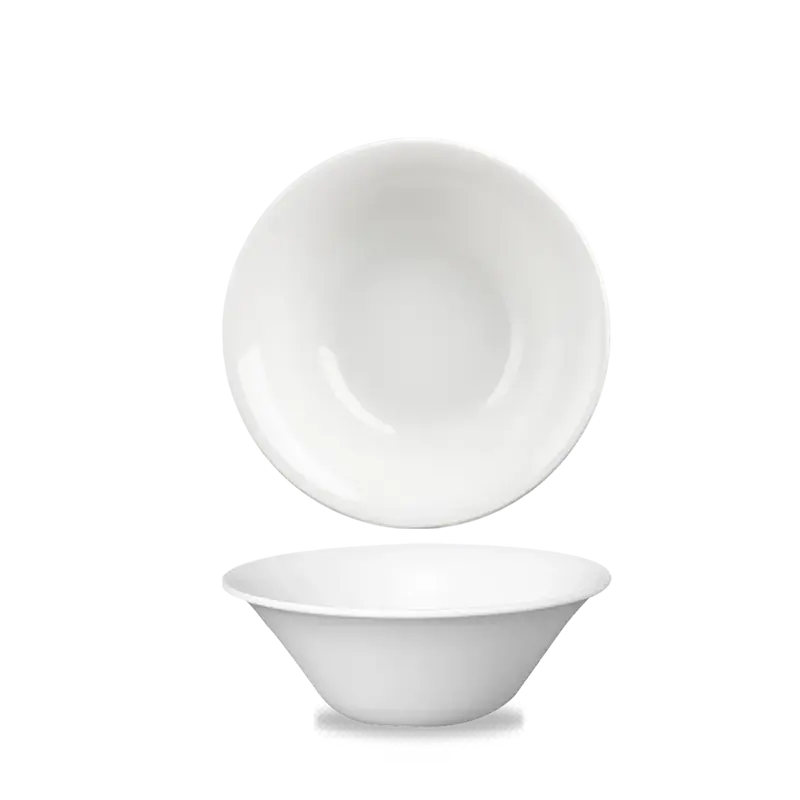 White Med Small Salad Bowl 17cm 12/box