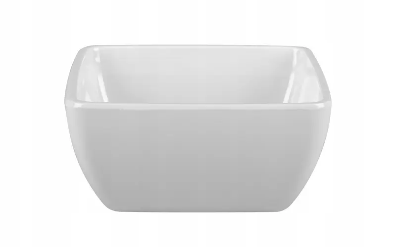 White Square Bowl 12,5*12,5 cm, height 6,5 cm
