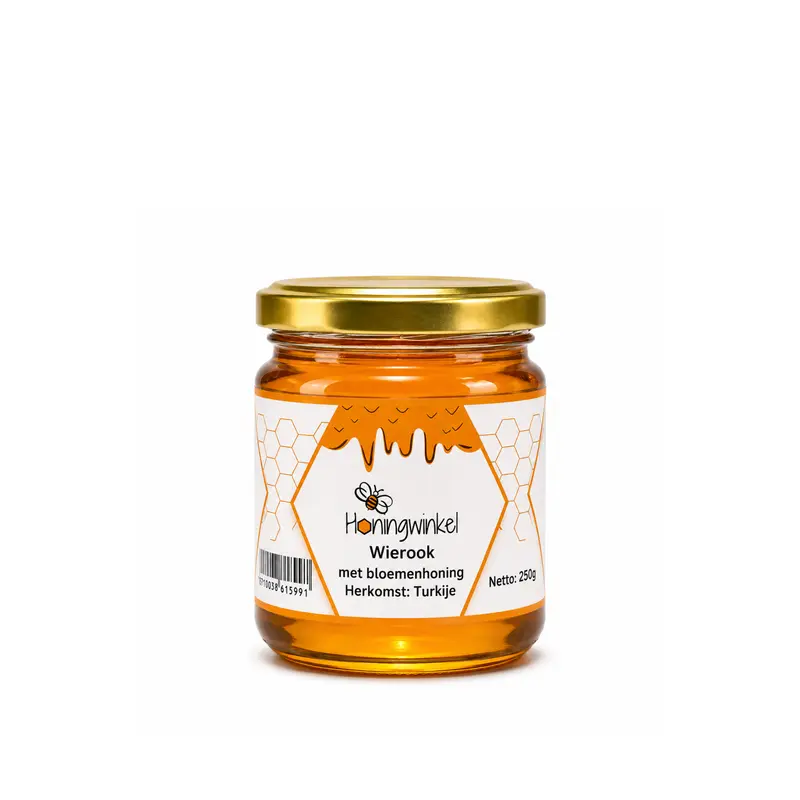 Wierook met bloemenhoning 250g Turkije Honingwinkel (vloeibaar)