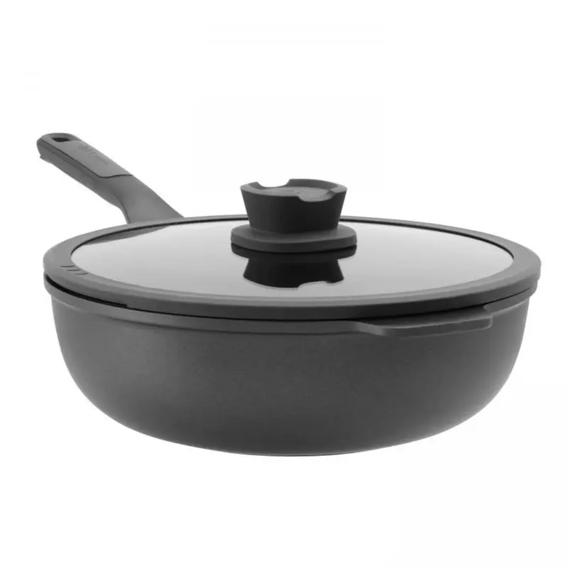 Wokpan met deksel 28cm - 4,4L | Stone